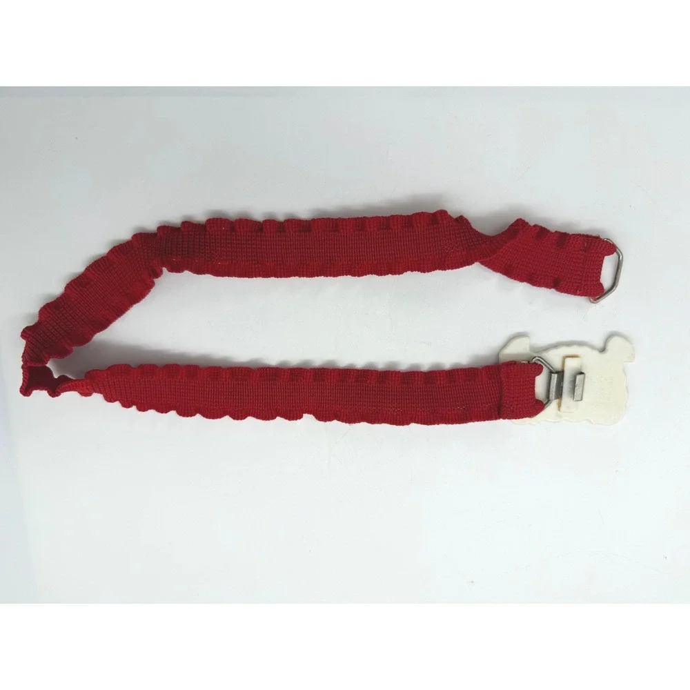 Vintage 1984 Cabbage Patch Kids Red Fashion Belt Character Buckle Pigtails 80s